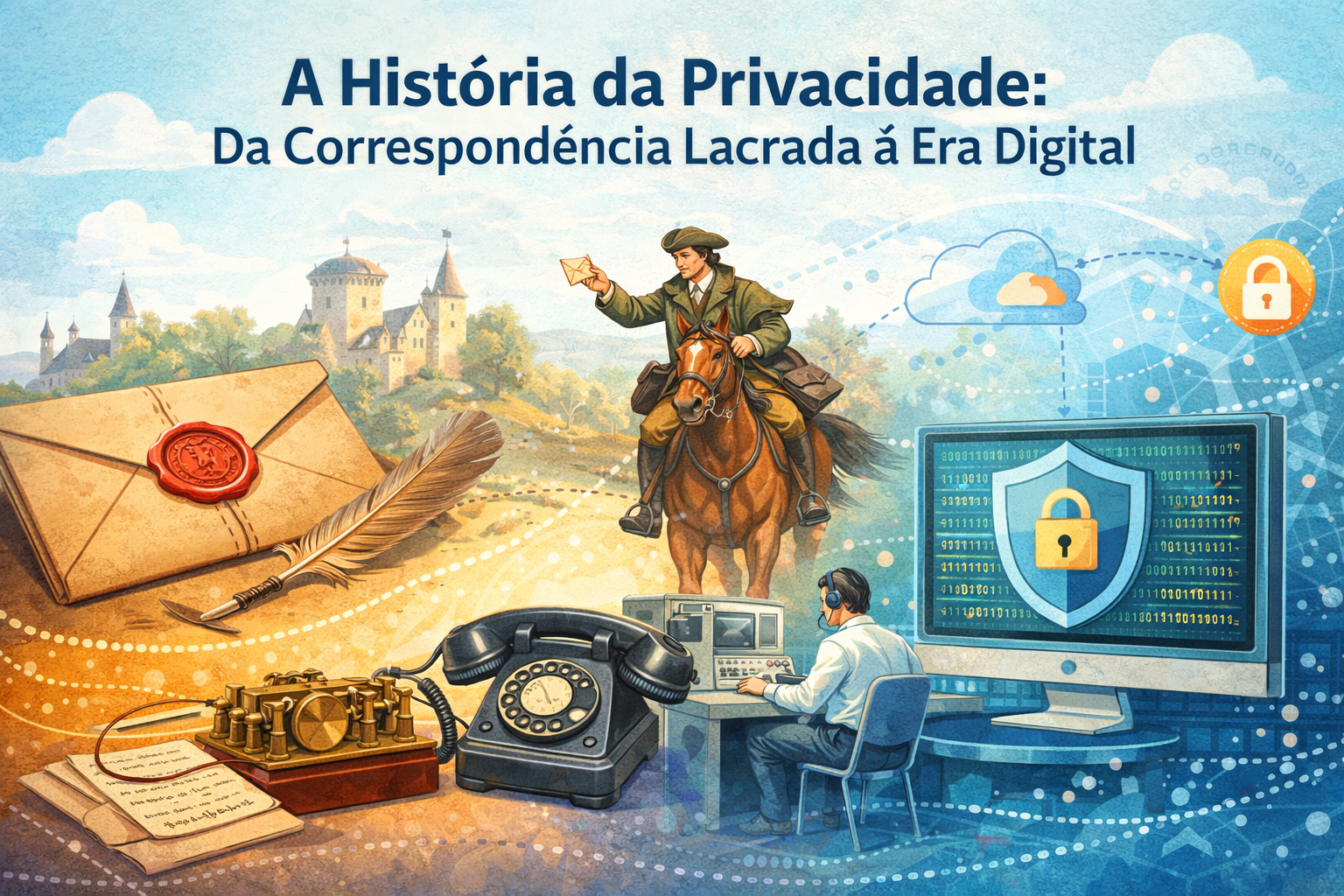 Leia mais sobre o artigo A História da Privacidade: Da Correspondência Lacrada à Era Digital